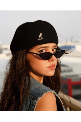 504 Kangol Cap- Black 